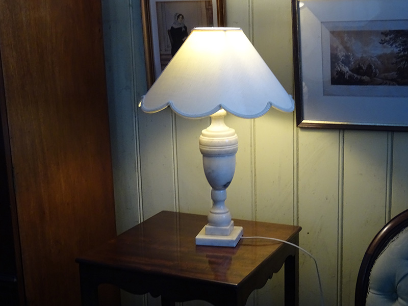 1930's Alabaster Lamp